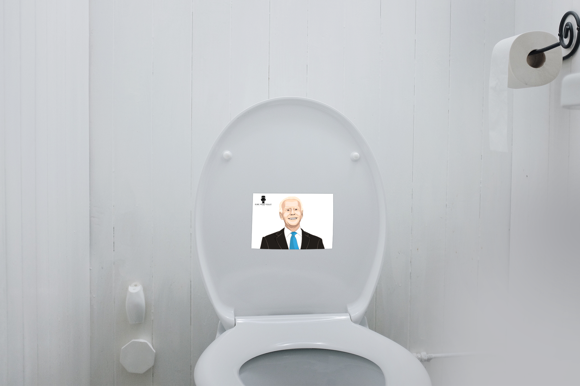 Biden lacht Keramikschoner