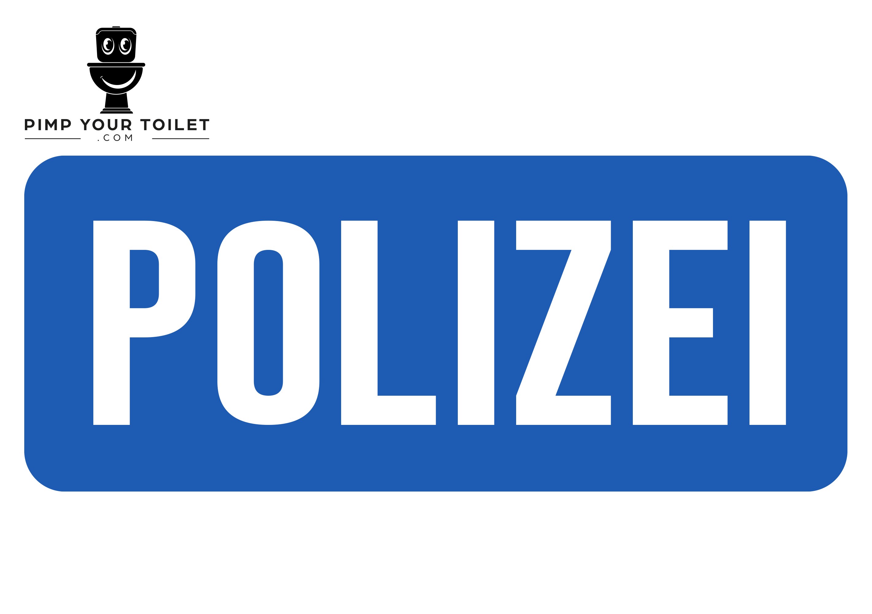 Polizei Keramikschoner