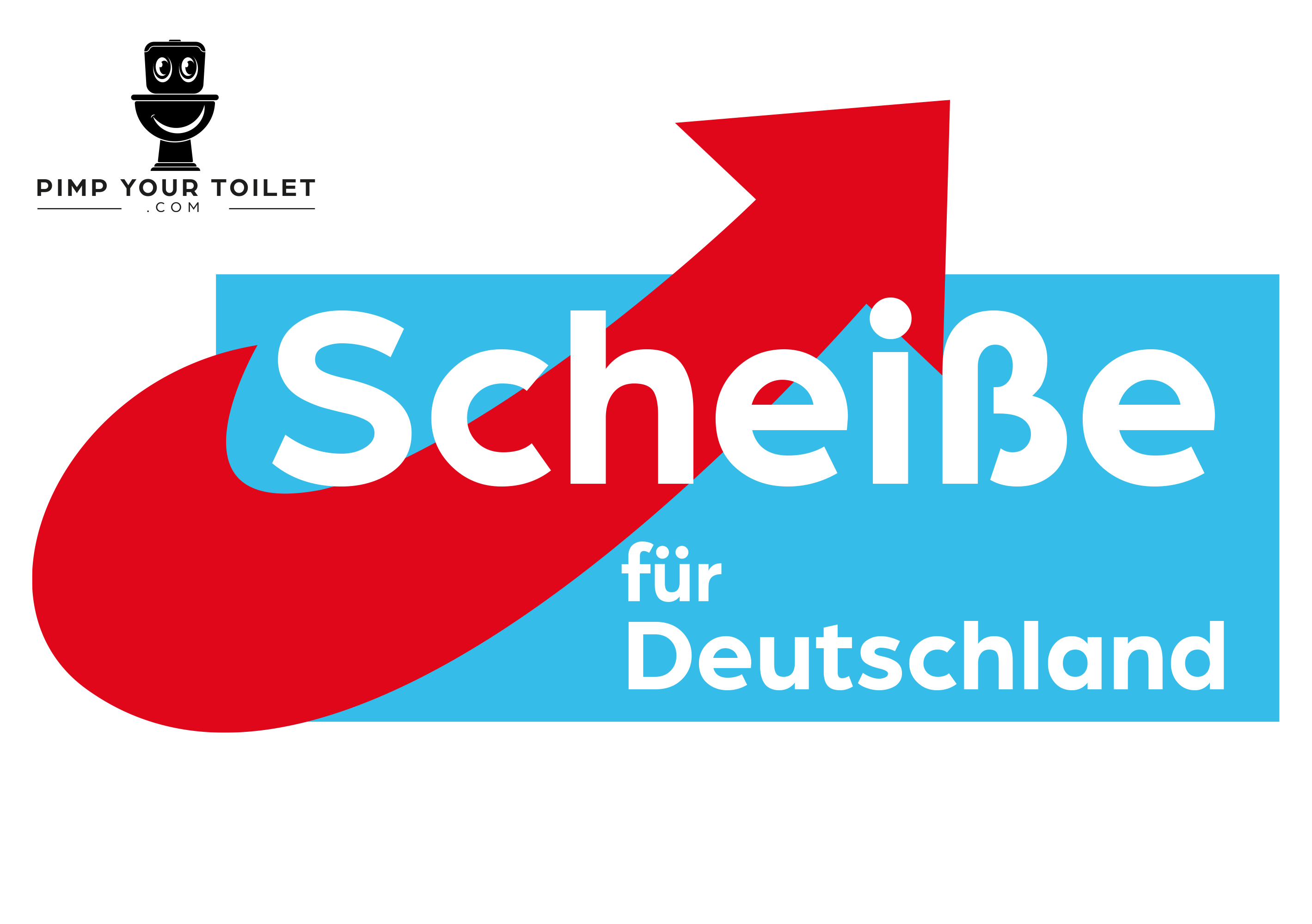 Scheiße für Deutschland Keramikschoner