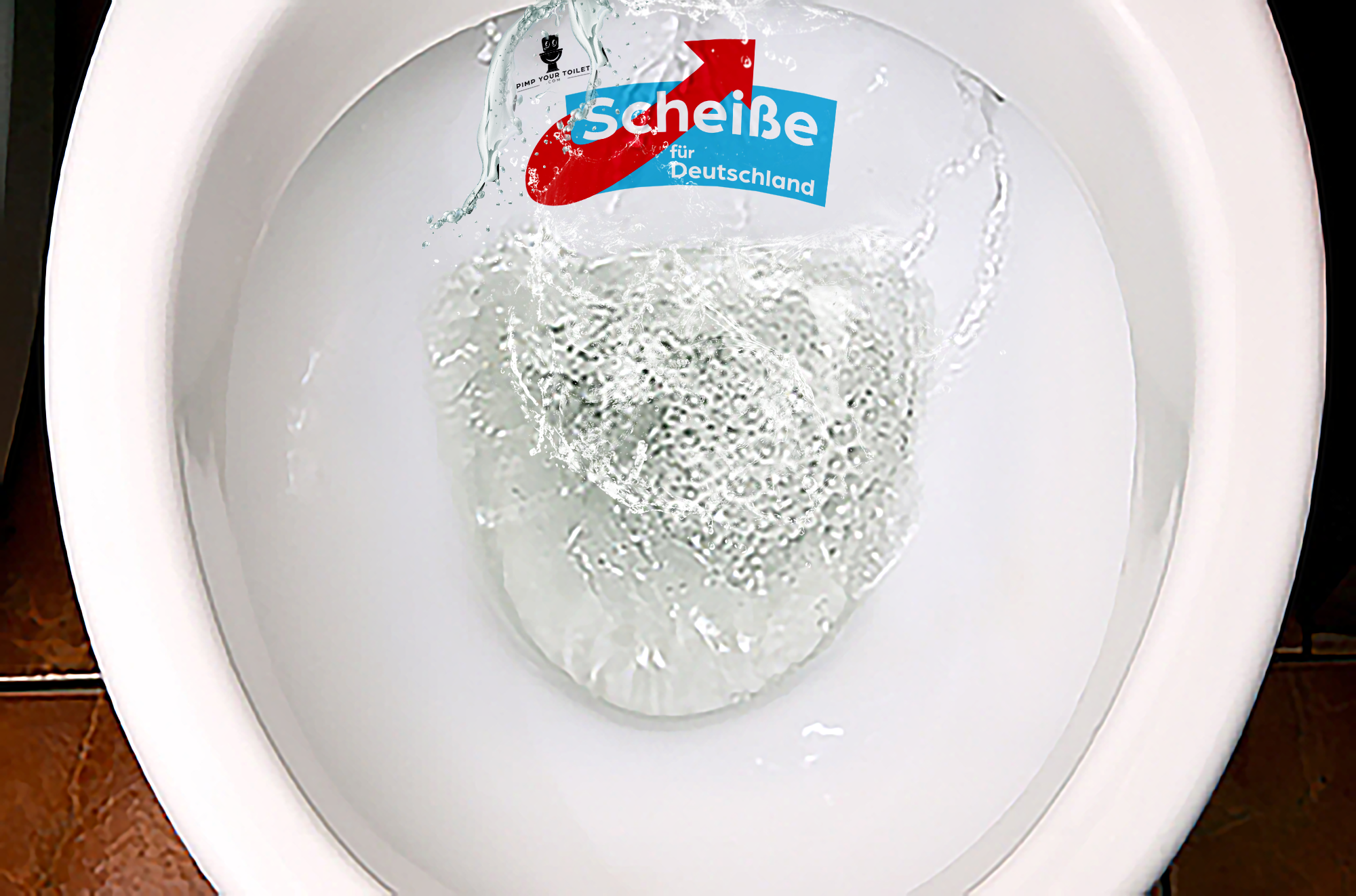 Scheiße für Deutschland Keramikschoner