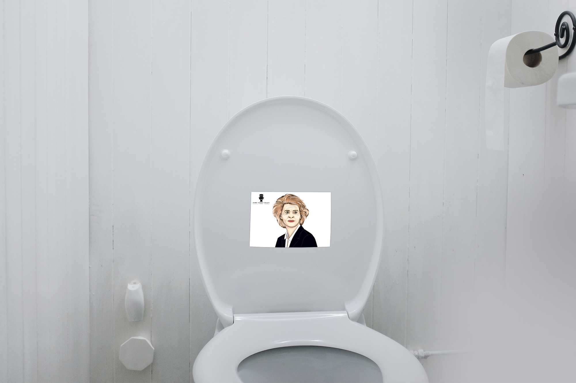 Ursula von der Leyen Keramikschoner